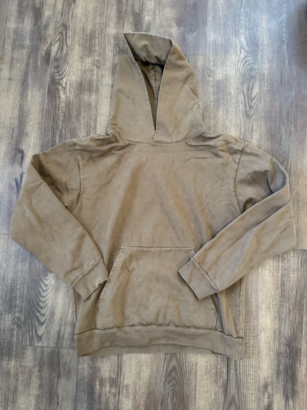 TALENTLESS Brown Hooded Pullover Sweatshirt